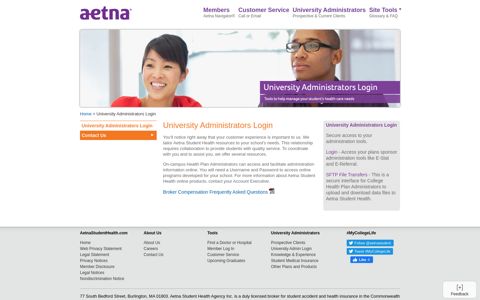Current Clients - Aetna Student Health