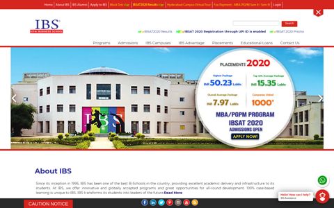 ICFAI Business School | IBS | Best Business School in India