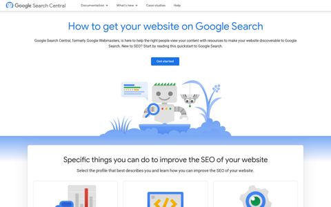 Google Search Central (formerly Webmasters) | Web SEO ...