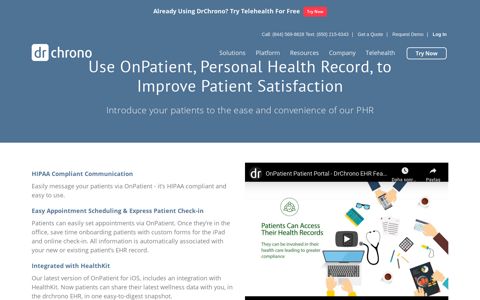 Advanced Patient Portal - DrChrono
