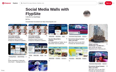 10+ Social Media Walls with FlypSite ideas | media wall ...
