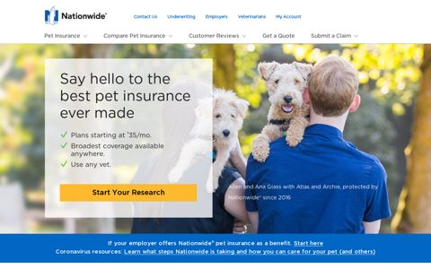 Pet Insurance by Nationwide® | America's Best Pet & Vet ...