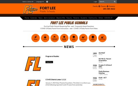 Fort Lee Public Schools: Home