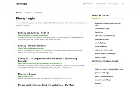 Kinray Login ❤️ One Click Access - iLoveLogin