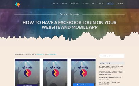 How to Have a Facebook Login on Your Website and Mobile ...