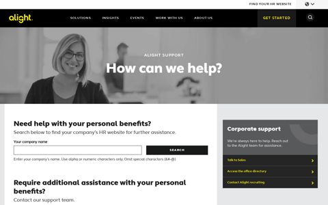 Find Your HR Website – Participant Contact Us Portal | Alight