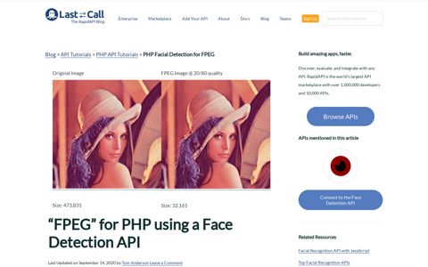 PHP Face Detection: How to use a Facial Detection API with ...