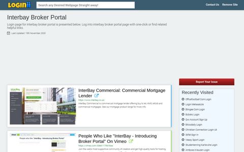 Interbay Broker Portal - Loginii.com