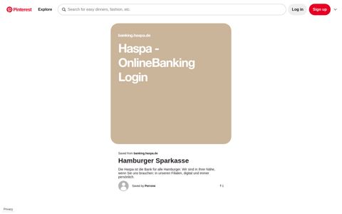 Haspa - OnlineBanking Login | Sparkasse, Hamburg, Bank