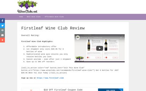 Firstleaf Wine Club Reviews - Read Over 100 Firstleaf Reviews