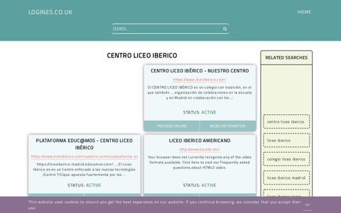 centro liceo iberico - General Information about Login