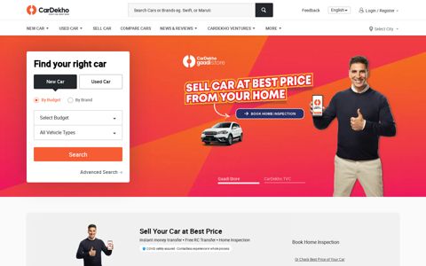 CarDekho: New Cars, Car Prices, Buy & Sell Used Cars in India