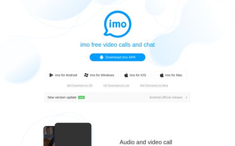 imo: free video calls and messages - official website