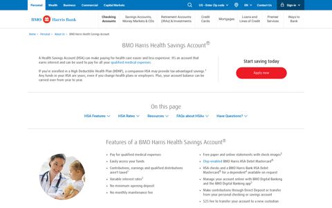 HSA Application | Health Savings Account | BMO Harris Bank