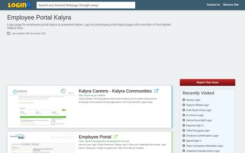Employee Portal Kalyra - Loginii.com