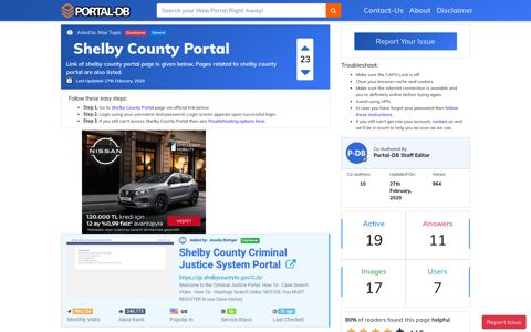 Shelby County Portal