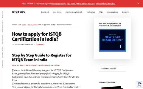 ISTQB India - How to Apply for ISTQB Certification in India?