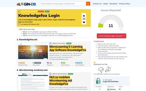 Knowledgefox Login - A database full of login pages from all ...