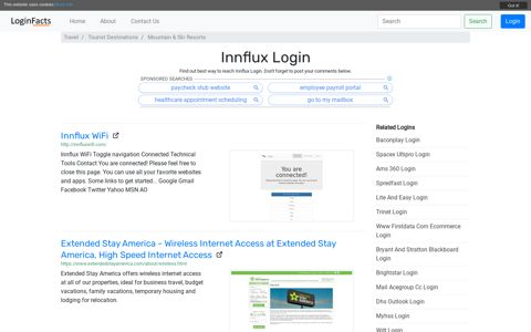 Innflux Login - Innflux WiFi - LoginFacts