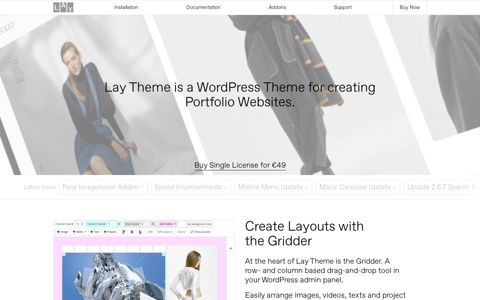 Lay Theme – The Designer's Portfolio Theme