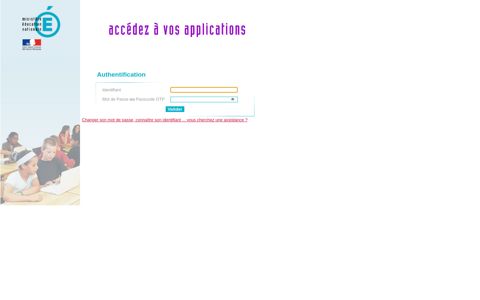 Accédez à vos applications - Authentification