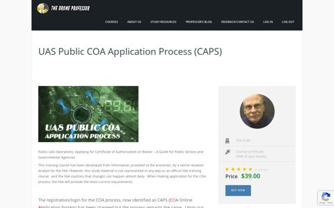 UAS Public COA Application Process (CAPS) – The Drone ...