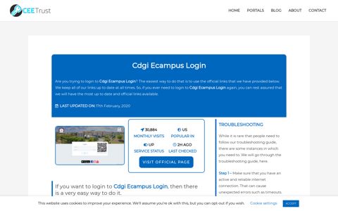 Cdgi Ecampus Login - Find Official Portal - CEE Trust