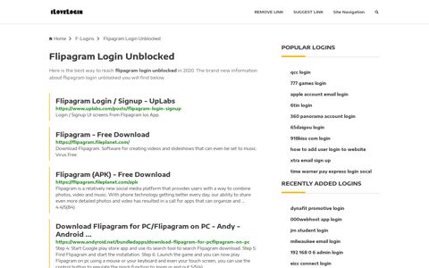 Flipagram Login Unblocked ❤️ One Click Access - iLoveLogin