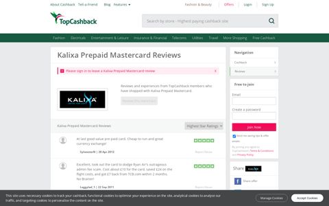 Kalixa Prepaid Mastercard Reviews & Feedback From Real ...