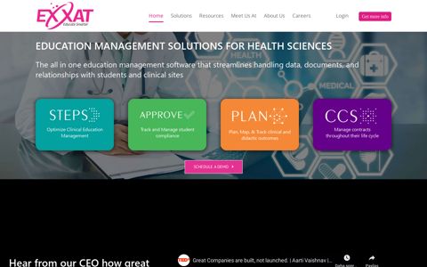 EXXAT – Education Management Solution for Allied Health ...