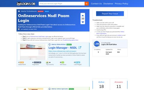 Onlineservices Nsdl Paam Login - Logins-DB