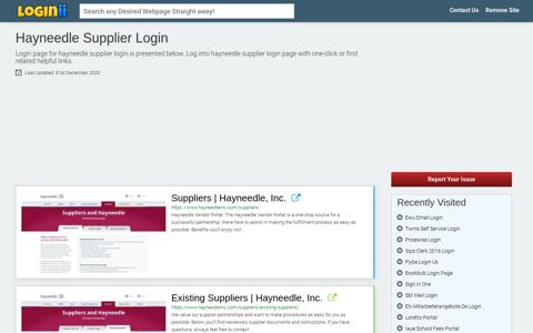 Hayneedle Supplier Login - Loginii.com