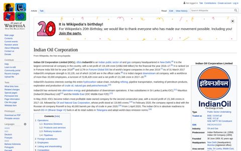 Indian Oil Corporation - Wikipedia
