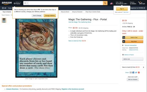 Magic The Gathering - Flux - Portal: Toys ... - Amazon.com