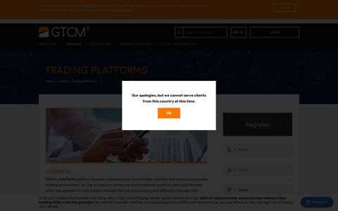 Trading platform | GTCM platform | Join us