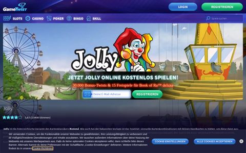Jolly Online kostenlos spielen | GameTwist Casino