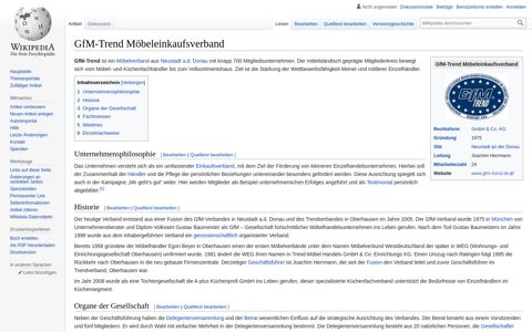 GfM-Trend Möbeleinkaufsverband – Wikipedia
