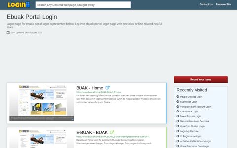 Ebuak Portal Login | Accedi Ebuak Portal - Loginii.com