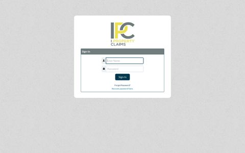 IPC Portal [ Login ]