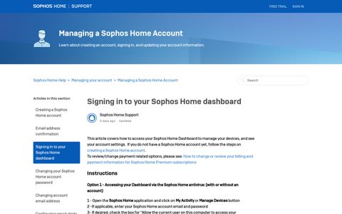 Signing in to your Sophos Home dashboard – Sophos Home ...