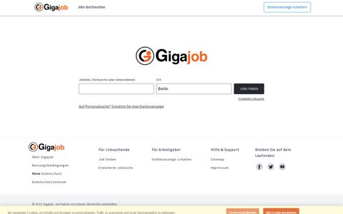 Gigajob | Startseite