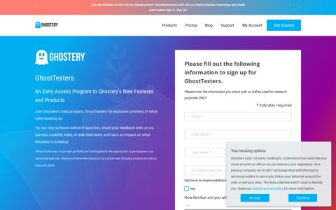 GhostTesters - Ghostery