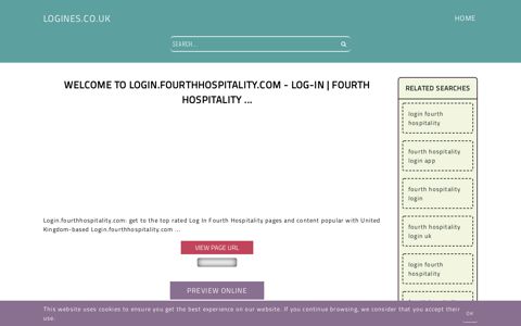 Welcome to Login.fourthhospitality.com - Log-in - Logines.co.uk