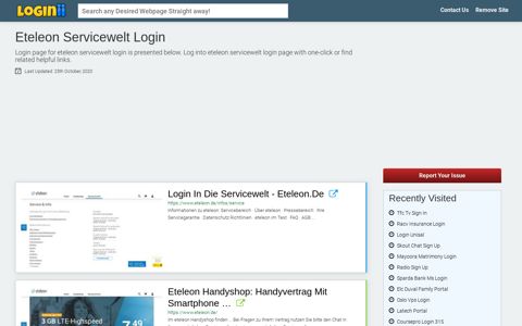 Eteleon Servicewelt Login | Accedi Eteleon Servicewelt