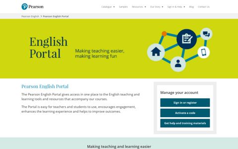 Pearson English Portal | Access your ELT tools all in one place