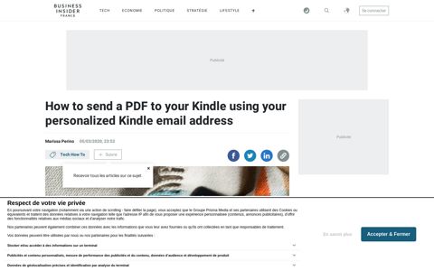 How to send a PDF to your Kindle through your email ...