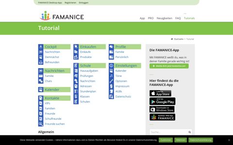 Eine einfache Anleitung zur Familien-App "FAMANICE"
