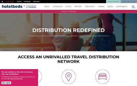 Our travel distribution network | Hotelbeds