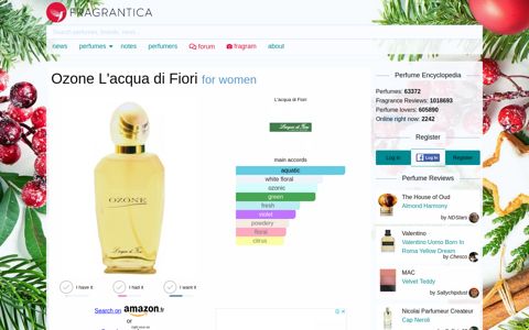 Ozone L'acqua di Fiori perfume - a fragrance for women 1995