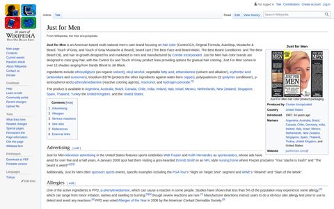 Just for Men - Wikipedia
